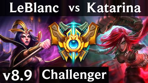 Leblanc Vs Katarina Mid ~ Quadrakill Legendary ~ Korea Challenger