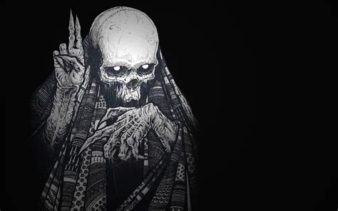 Wallpaper 1920x1200 Px ART Artwork Dark Evil Horror Skeleton