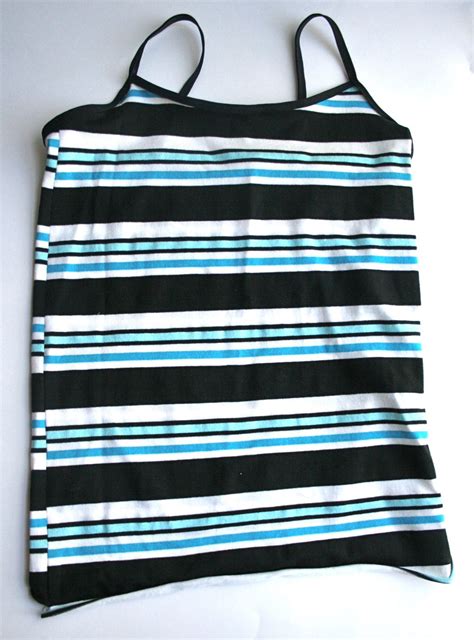 Striped tank top. | Whipstitch