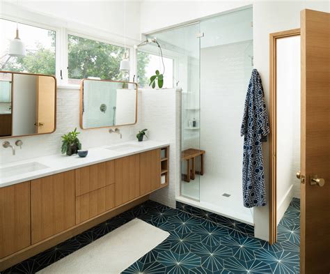 Mid Century Modern Bathroom Tile Ideas Everything Bathroom