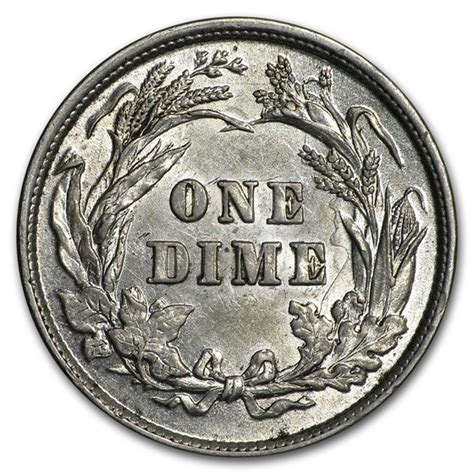 Buy 1892 Barber Dime Au Apmex