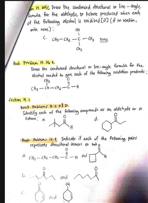 Solved Im C Draw The Condensed Structural Or Chegg