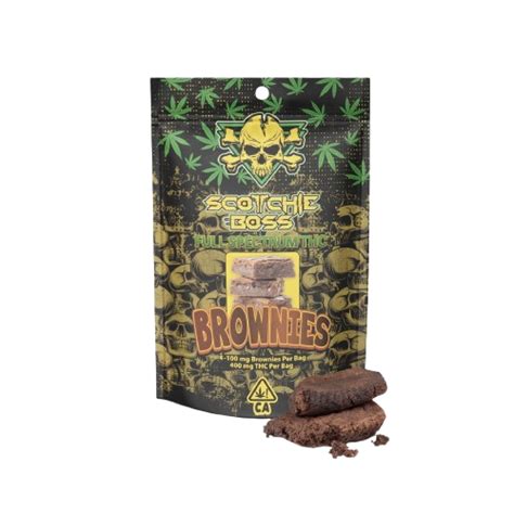 Thc Brownies 4 100 Mg Brownies