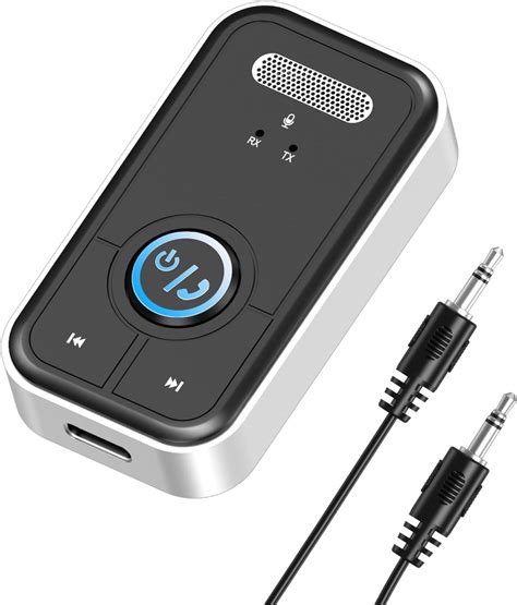 LAICOMEIN Transmetteur récepteur Bluetooth sans fil V5 0 2 en 1