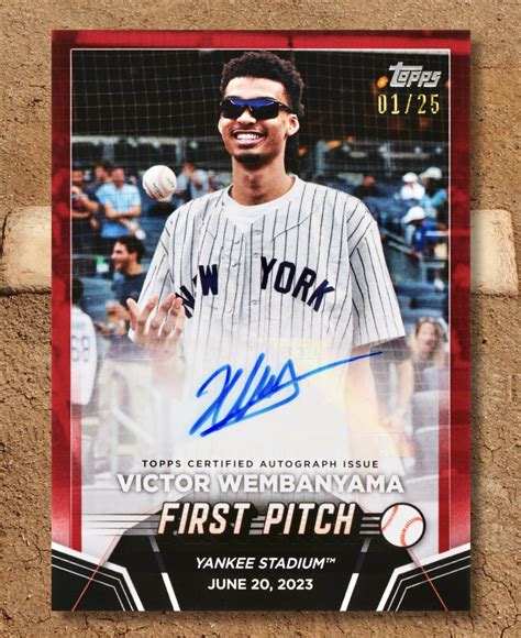 Victor Wembanyama S Rare Autographs Featured In 2024 Topps Series 2