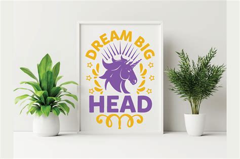 Dream Big Head Graphic By MockupStation Creative Fabrica