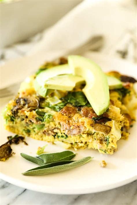 Keto Breakfast Casserole (Paleo + Whole30 options) | The Real Simple