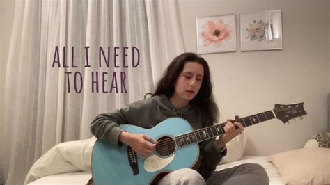 All I Need To Hear The 1975 Cover By Maya Yaron YouTube