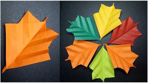 Diy Paper Leaves Handmade Decorative Leaves Easy 3d Leaves Making