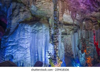 Yangshuo Guilin China Caves Karst Landforms Stock Photo 272378228 ...