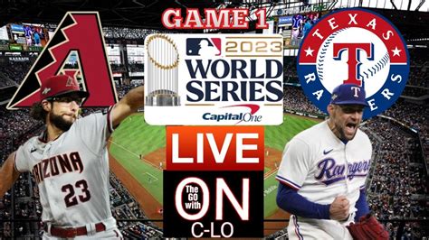 🔴live Mlb World Series Game 1 Texas Rangers Vs Arizona Diamondbacks