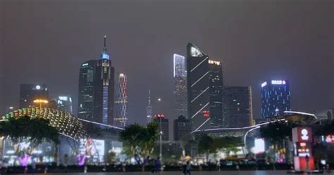 Night city, night life, people walk arou... | Stock Video | Pond5