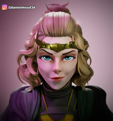 I made a fan art od Sylvie from the Loki series : r/blender