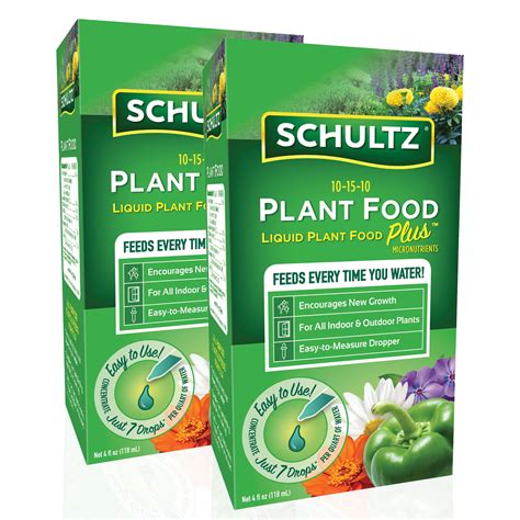 Schultz All Purpose 10 15 10 Plant Food Plus 4 Ounce [2 Pack] C47