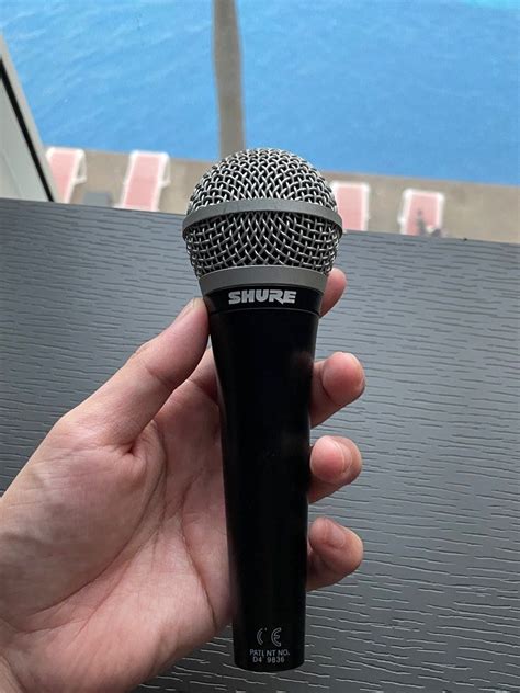 Shure PG58 Microphone, Audio, Microphones on Carousell