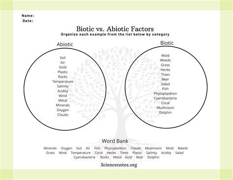 Biotic and Abiotic Factors in Ecology