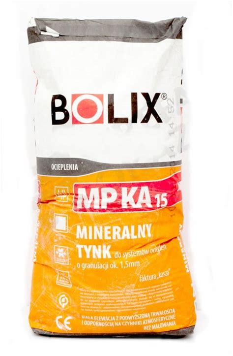 Bolix Mp Ka Tynk Mineralny Baranek Mm Kg D Ee Cena