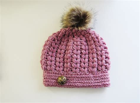 Ravelry Pearl Puff Stitch Beanie Pattern By CrochetDreamz