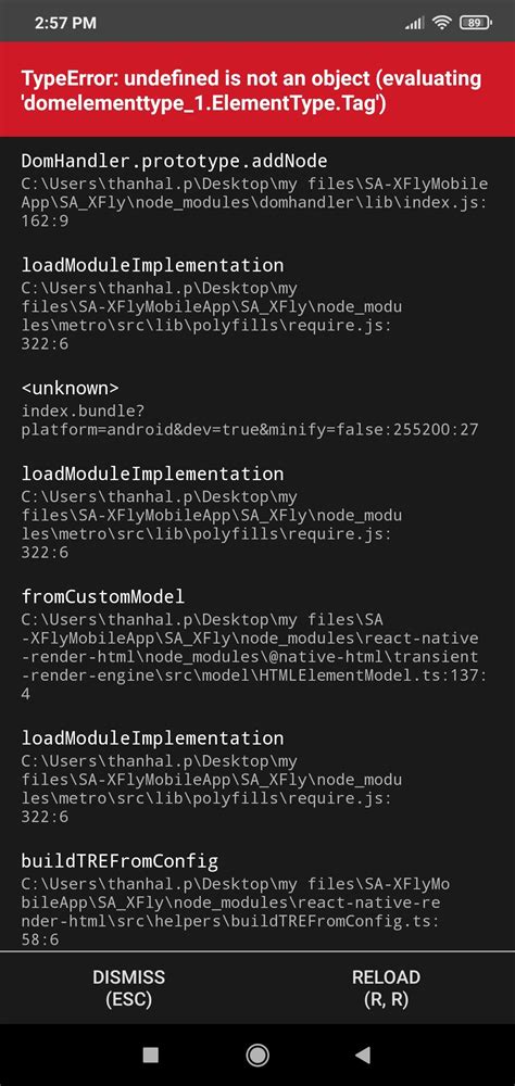 Typeerror Undefined Is Not An Object Evaluating Domelementtype