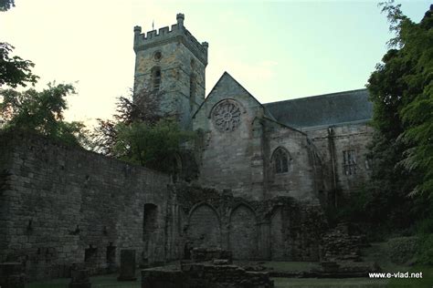 Culross, Scotland - The Abbey Church was built in the early 13th ...