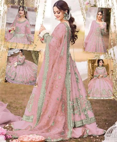 Maha Wajahat Pink Exclusive Formal Collection Net Replica Master