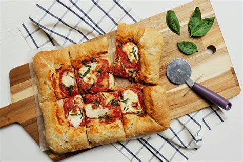 Stuffed Crust Margherita Pizza Recipe | SideChef