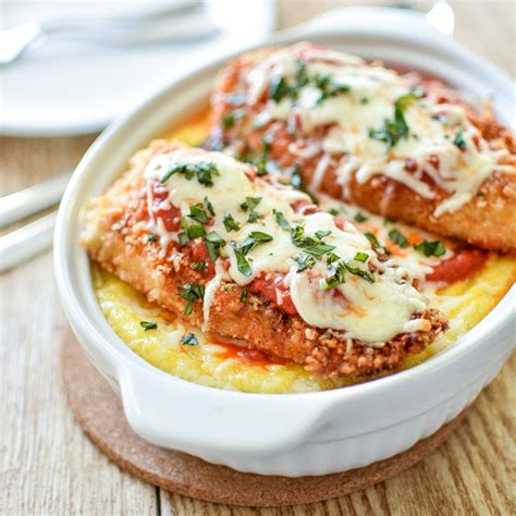 Baked Polenta With Classic Chicken Parmesancooking And Beer