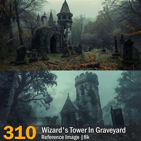 ArtStation - Wizard's Tower In The Graveyard | Reference Images | 8K ...