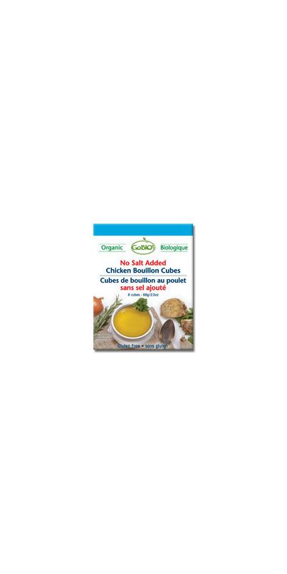 Buy Gobio Organic Low Sodium Chicken Bouillon Cubes At Well Ca Free Shipping 35 In Canada