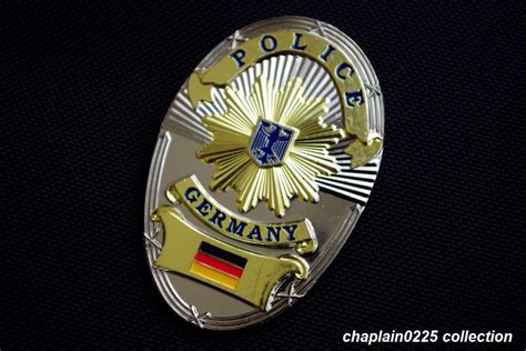 German Police In Us Military Shield Badge German Police Police