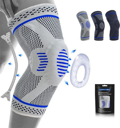 Genouillère professionnelle pour homme et femme manchon de compression