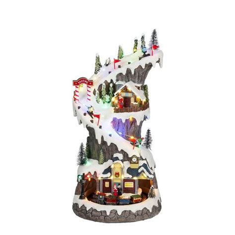 Sc Ne Miniature Pour Village De No L En Polyr Sine Coloris Multicolore