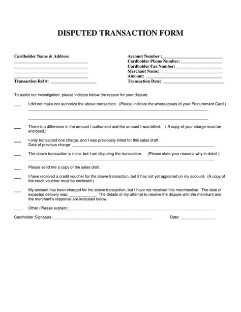 Colorado Disputed Transaction Form Download Printable Pdf Templateroller