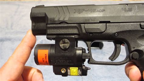 Streamlight Tlr 4 Light Laser For Springfield Xdm Youtube