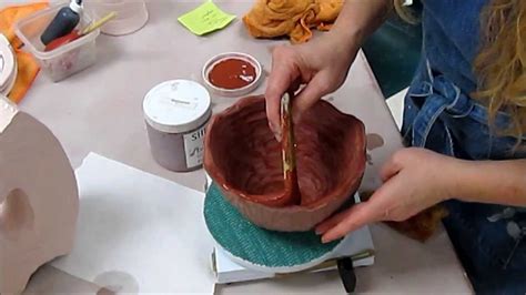 Glaze Application Demonstration For Ceramics I Ii And Wheel Throwing