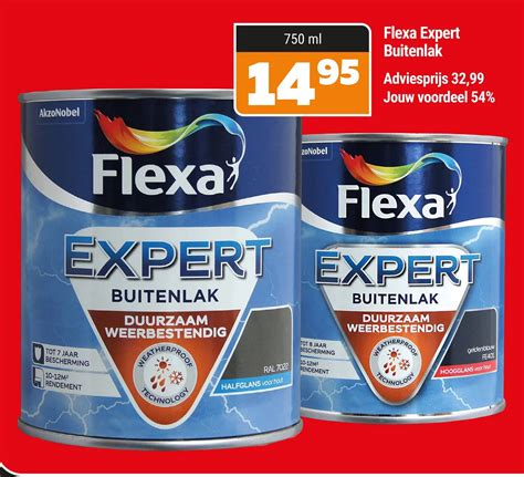 Flexa Expert Buitenlak Aanbieding Bij De Voordeelmarkt