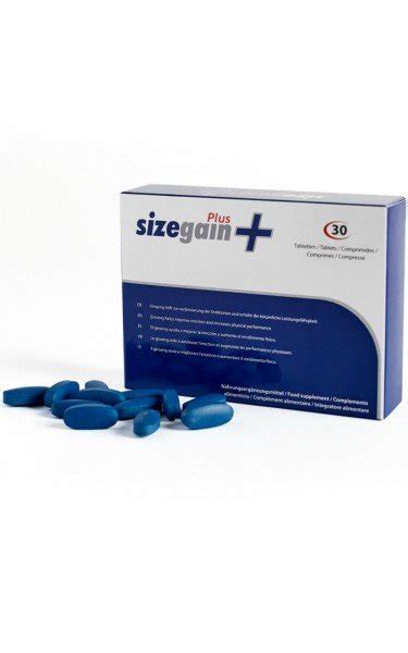 Cosmetics Sizegain Plus Pastillas Para Alargar El Pene