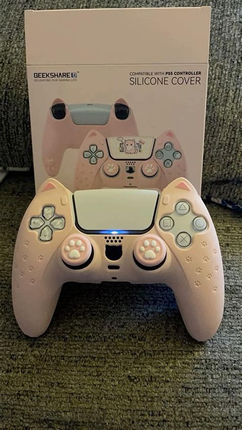 Ps5 Skin Sakura Beige Playstation 5 Controller Skin Blossom Vinyl 3m Stickers Full Wrap Cover