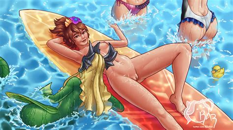 Pool Party Taliyah By Asrelore Hentai Foundry