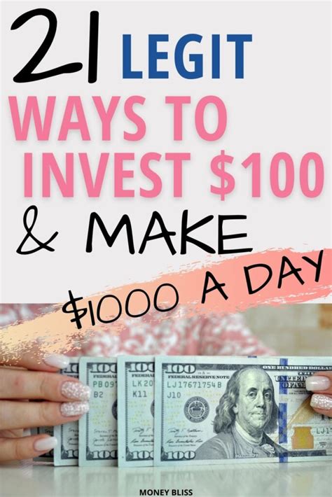 Invest 100 Make 1000 A Day With This Simple Trick Money Bliss