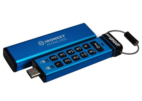 IronKey Keypad 200 Series hardware encrypted USB-C drive - Geeky Gadgets