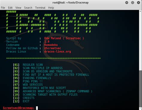 Gather Information And Exploit The Network With Dracnmap By David