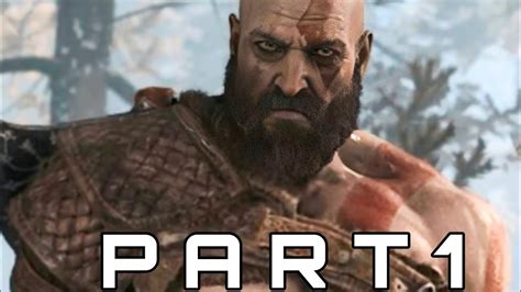 GOD OF WAR Walkthrough Gameplay Part 1 - INTRO (God of War 4) - YouTube