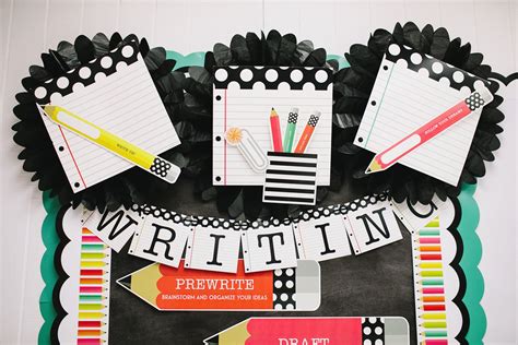 Black White And Stylish Brights Printable Classroom Decor Bundle