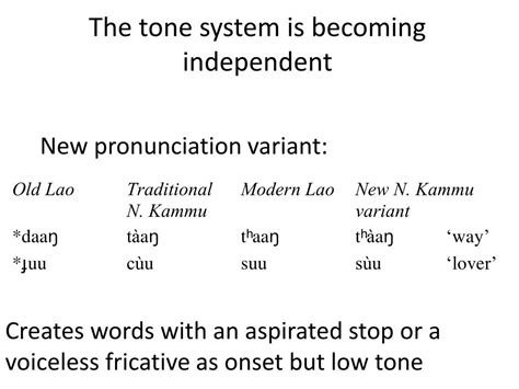 PPT Southeast Asian Tonogenesis How And Why PowerPoint Presentation