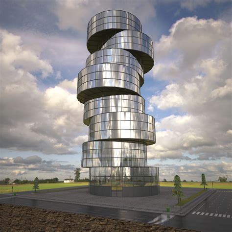 Futuristic Skyscrapers 3D Model $69 - .max .fbx .obj .3ds - Free3D