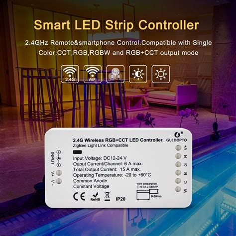 ZIGBEE RGBW Clever LED Streifen Regler DC 12V 24V Grandado