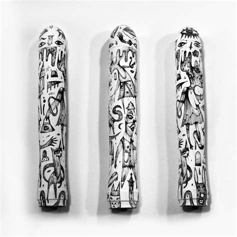OBJECT OF DESIRE Hand Painted Dildo Sculpted Dildo In Wood Sculpture By Valentina Brostean