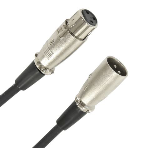 XLR F XLR M Pro Mic Cable 12m At Gear4music