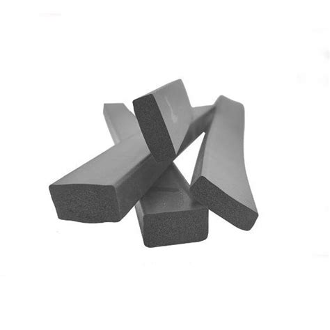 Rectangular Square Sponge EPDM Rubber Profile EPDM Rubber Profile And